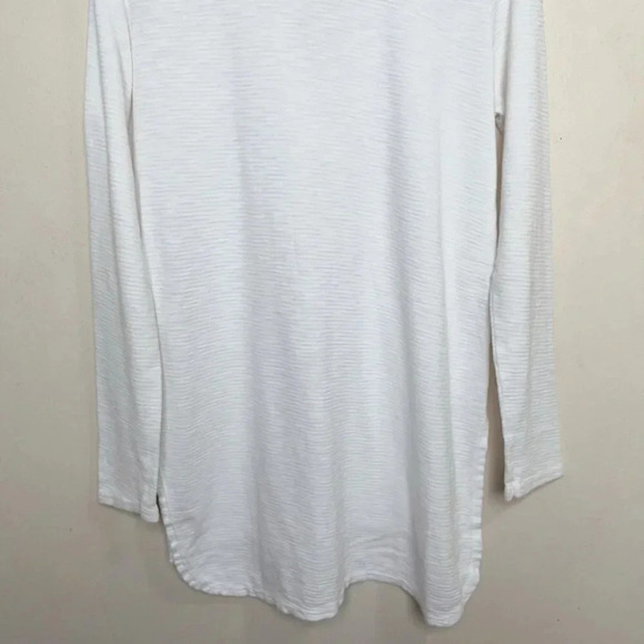 Anthropologie Womens Medium Sol Angeles Deep V-Neck  Tunic White - Picture 14 of 15
